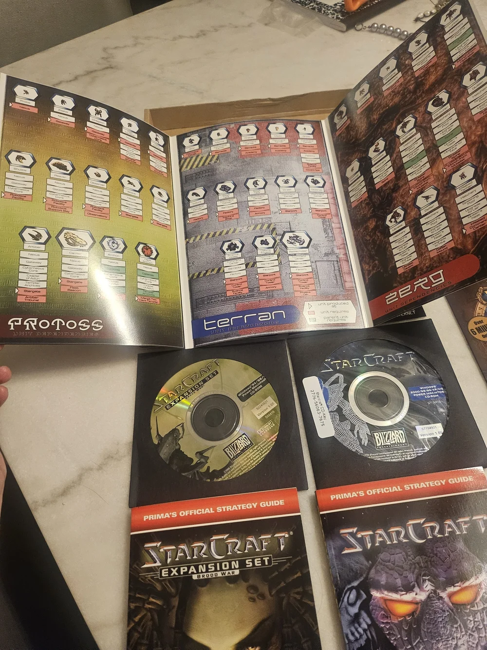 Vintage Blizzard 1998 StarCraft Battle Chest - Black Edition